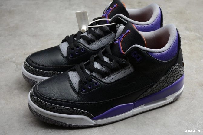 Black CT8532-050 3 Purple Air Jordan Court Retro 0226